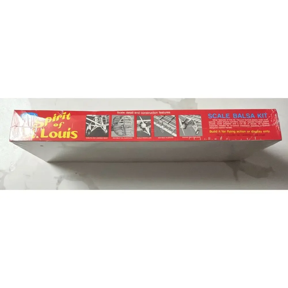 Guillow's Spirit of St. Louis Balsa Flying Model 807 - New